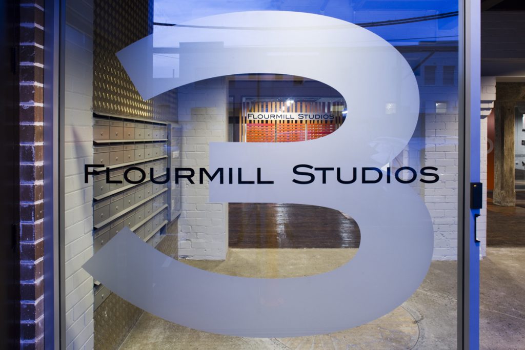 Flourmill Studios Signage
